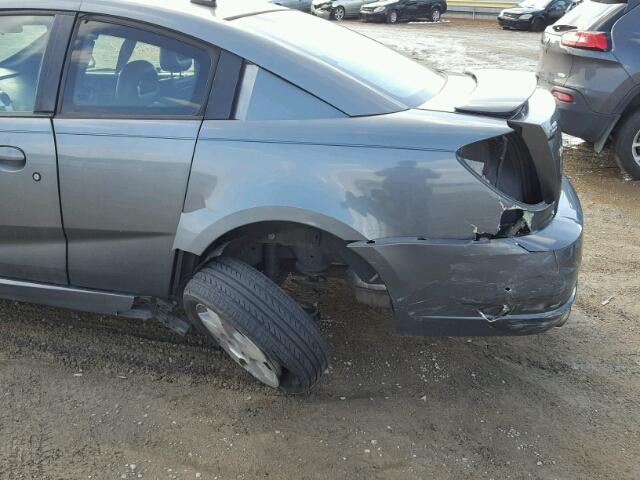 1G8AV18B37Z113765 - 2007 SATURN ION LEVEL ნაცრისფერი ფოტო 9