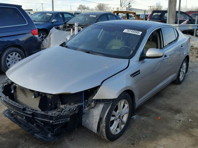 KNAGN4A73B5115391 - 2011 KIA OPTIMA EX TAN photo 2