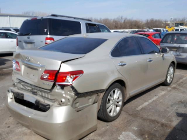 JTHBK1EG6A2377581 - 2010 LEXUS ES 350 WHITE photo 4