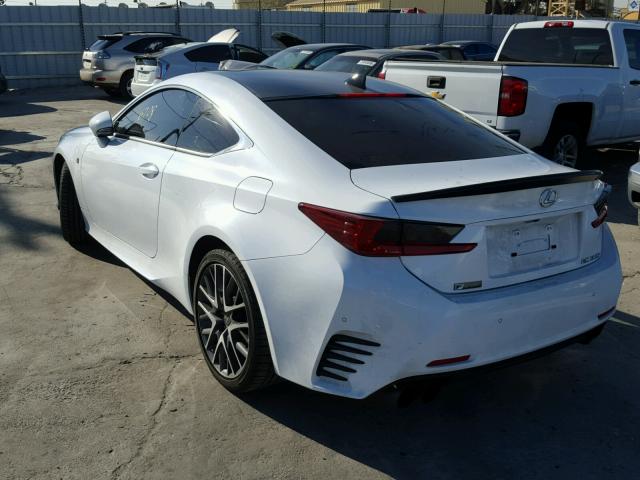 JTHHE5BCXH5017698 - 2017 LEXUS RC 350 WHITE photo 3