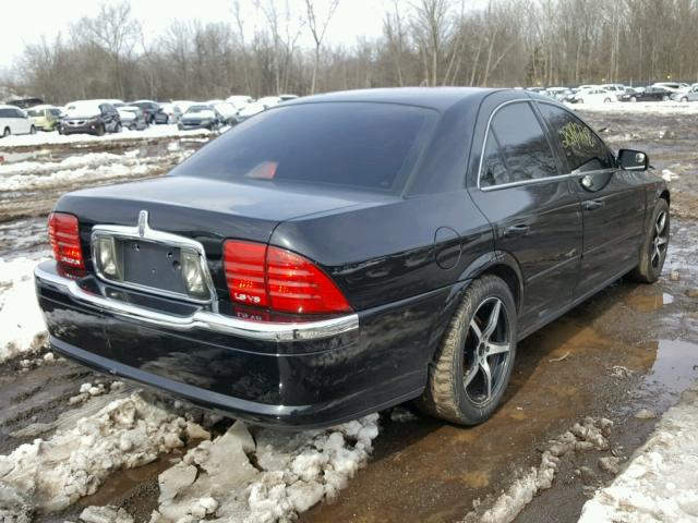 1LNHM87A12Y660309 - 2002 LINCOLN LS BLACK photo 4