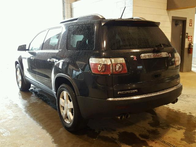 1GKEV337X8J296978 - 2008 GMC ACADIA SLT შავი ფოტო 3