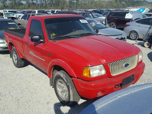 1FTYR10U51PB09046 - 2001 FORD RANGER RED photo 1