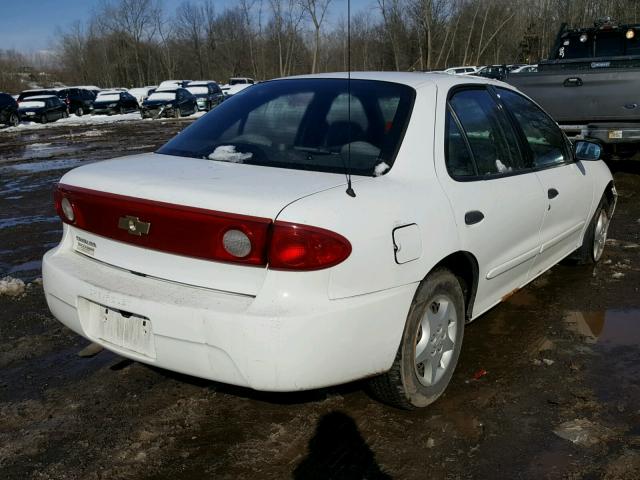 1G1JC52F747233132 - 2004 CHEVROLET CAVALIER WHITE photo 4