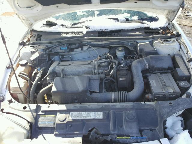 1G1JC52F747233132 - 2004 CHEVROLET CAVALIER WHITE photo 7