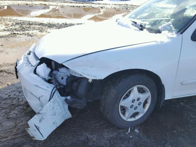 1G1JC52F747233132 - 2004 CHEVROLET CAVALIER WHITE photo 9