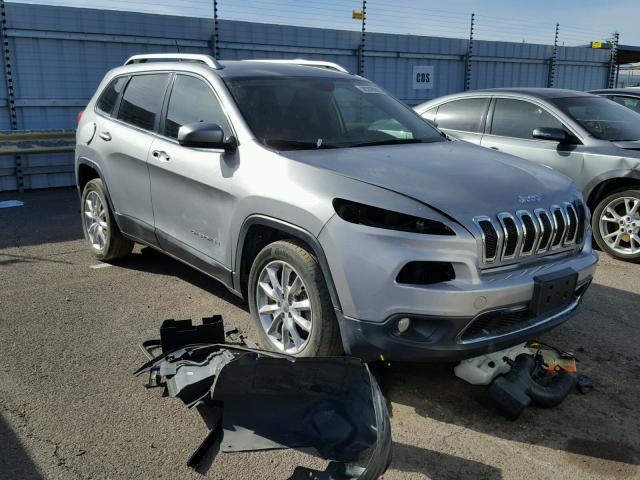 1C4PJLDSXFW530958 - 2015 JEEP CHEROKEE L SILVER photo 1