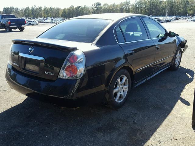 1N4AL11D15N401365 - 2005 NISSAN ALTIMA S BLACK photo 4