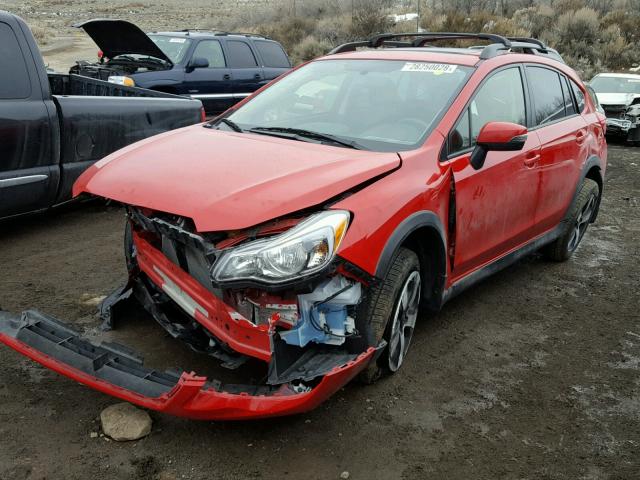 JF2GPABC4H8203527 - 2017 SUBARU CROSSTREK RED photo 2