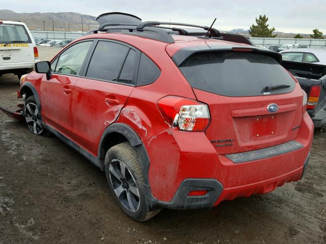 JF2GPABC4H8203527 - 2017 SUBARU CROSSTREK RED photo 3