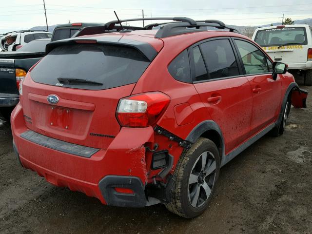 JF2GPABC4H8203527 - 2017 SUBARU CROSSTREK RED photo 4