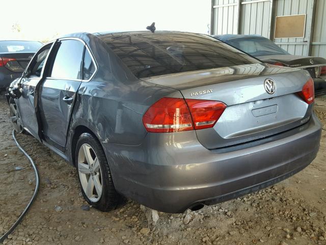 1VWAT7A39FC102379 - 2015 VOLKSWAGEN PASSAT S GRAY photo 3