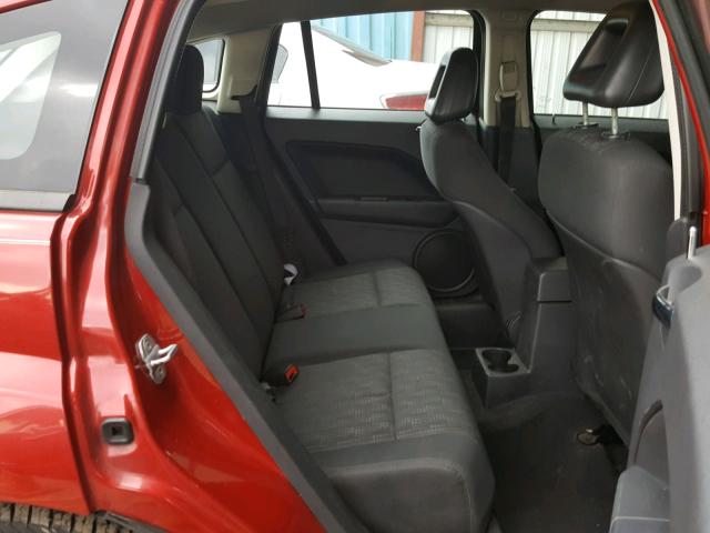 1B3HB28B78D739760 - 2008 DODGE CALIBER RED photo 6