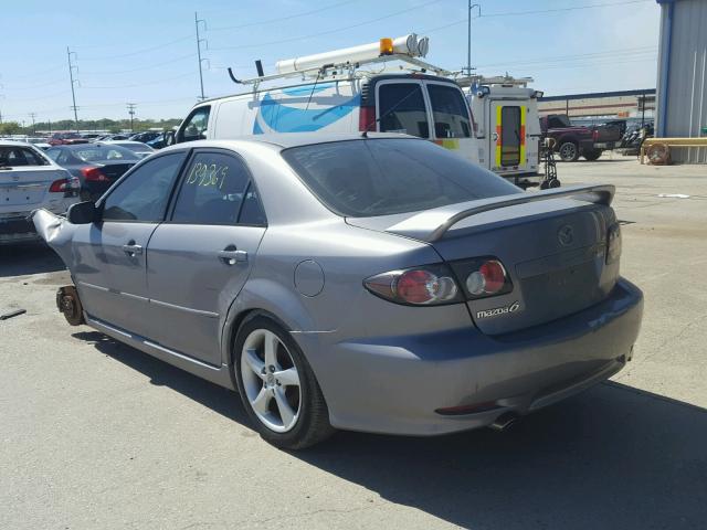 1YVHP80C385M38057 - 2008 MAZDA 6 I GRAY photo 3