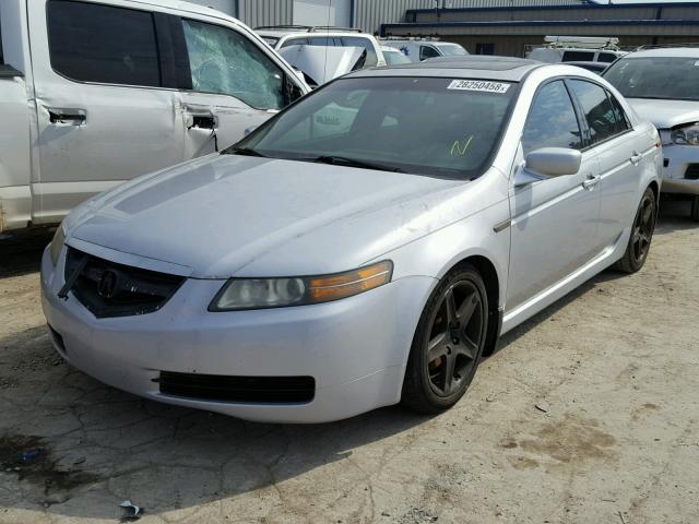 19UUA66275A027614 - 2005 ACURA TL SILVER photo 2