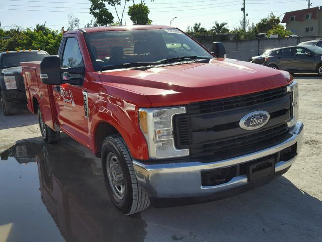 1FDBF3A64HEB24147 - 2017 FORD F350 SUPER RED photo 1