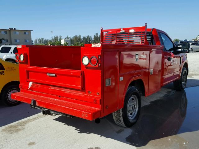 1FDBF3A64HEB24147 - 2017 FORD F350 SUPER RED photo 4