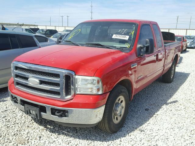 1FTSX20PX7EB02223 - 2007 FORD F250 SUPER RED photo 2