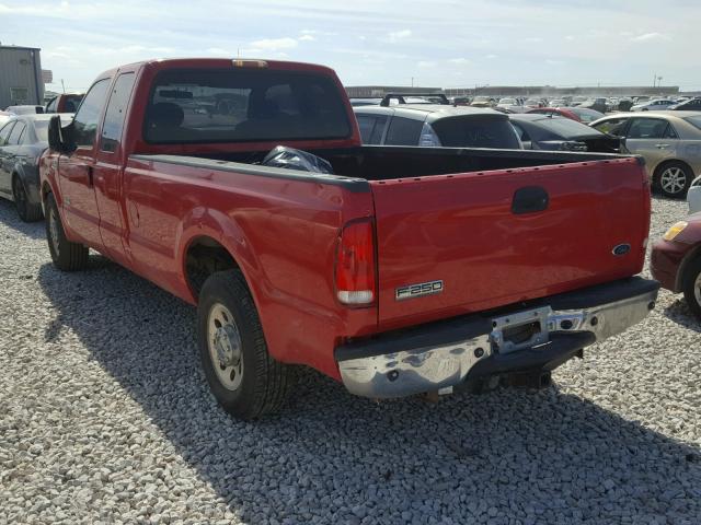 1FTSX20PX7EB02223 - 2007 FORD F250 SUPER RED photo 3