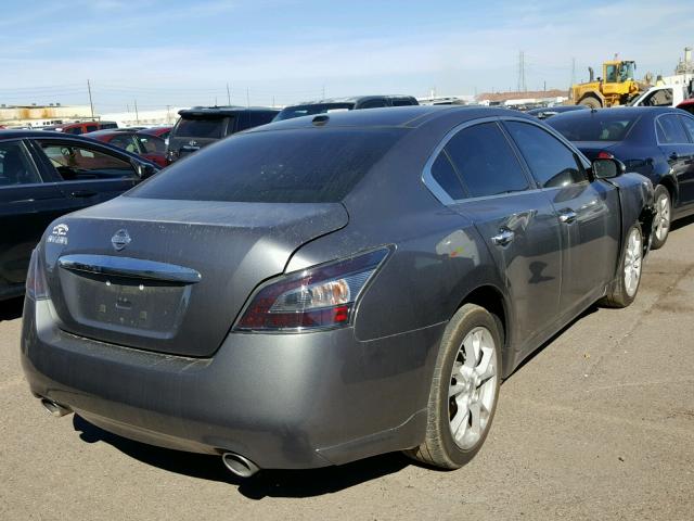 1N4AA5AP8EC494369 - 2014 NISSAN MAXIMA S SILVER photo 4