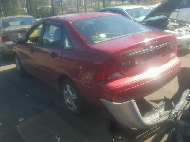 1FAFP34334W140502 - 2004 FORD FOCUS SE C RED photo 3