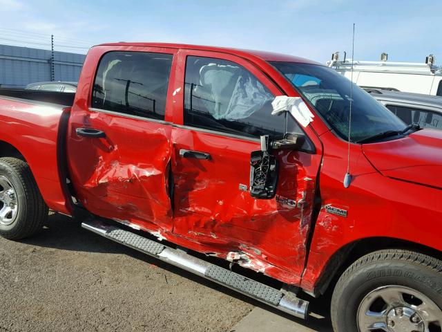 1D7RB1CT5BS538462 - 2011 DODGE RAM 1500 RED photo 9