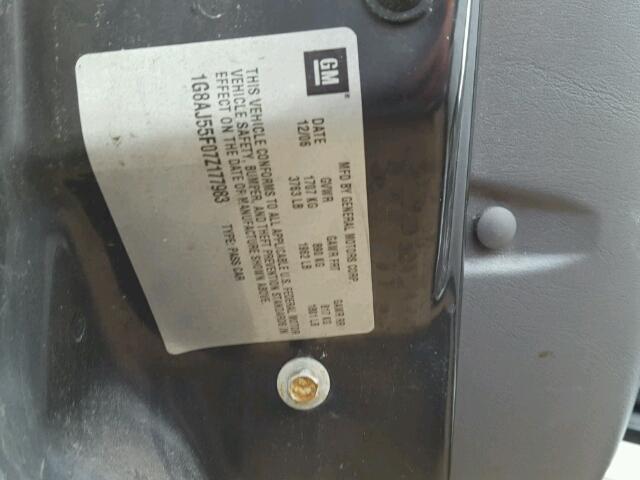 1G8AJ55F07Z177983 - 2007 SATURN ION LEVEL 白色 照片 10