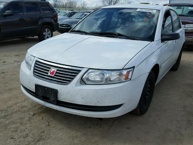 1G8AJ55F07Z177983 - 2007 SATURN ION LEVEL WHITE photo 2