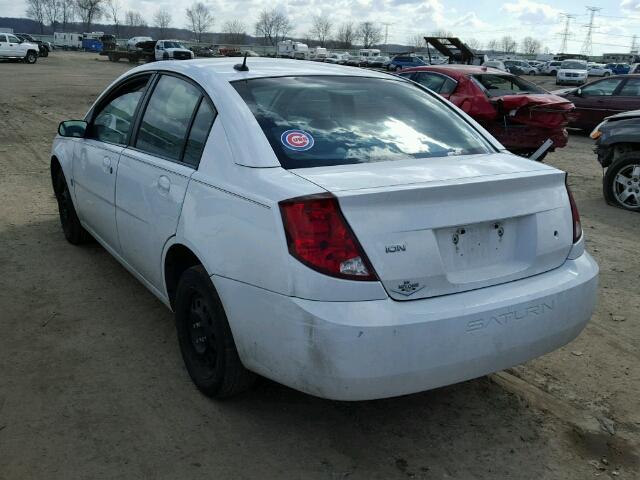 1G8AJ55F07Z177983 - 2007 SATURN ION LEVEL WHITE photo 3