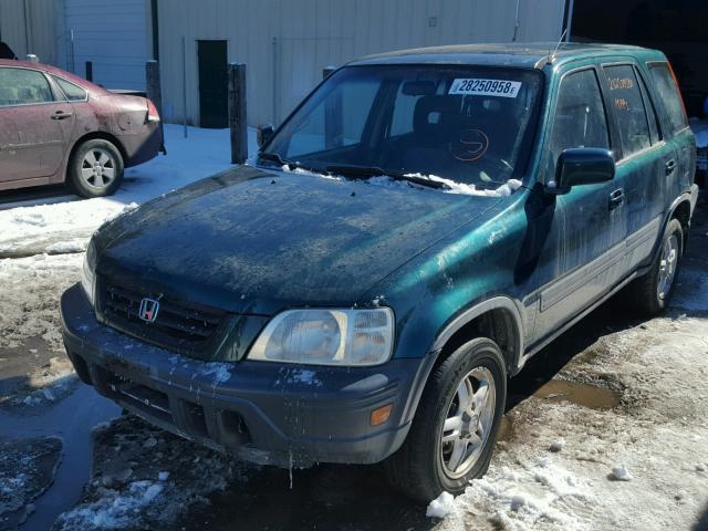 JHLRD1868XC009180 - 1999 HONDA CR-V EX GREEN photo 2