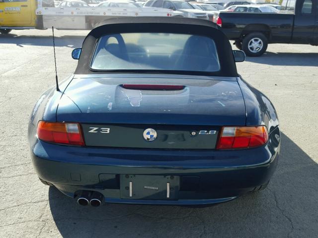 4USCH3333XLF40560 - 1999 BMW Z3 2.8 GREEN photo 6