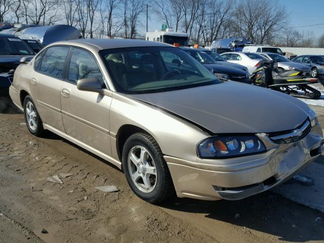 2G1WH52K259268262 - 2005 CHEVROLET IMPALA LS GOLD photo 1