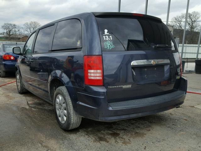 2A8HR44H18R814720 - 2008 CHRYSLER TOWN & COU CHARCOAL photo 3