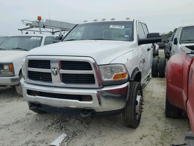 3C7WDKFL0CG194043 - 2012 DODGE RAM 4500 S WHITE photo 2