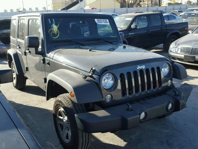 1C4BJWDG5JL805931 - 2018 JEEP WRANGLER U BLUE photo 1