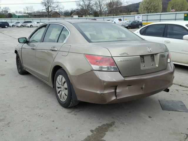 JHMCP26358C023983 - 2008 HONDA ACCORD LX GOLD photo 3