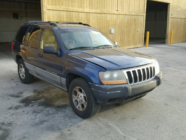 1J4GW48S5YC171261 - 2000 JEEP GRAND CHER BLUE photo 1