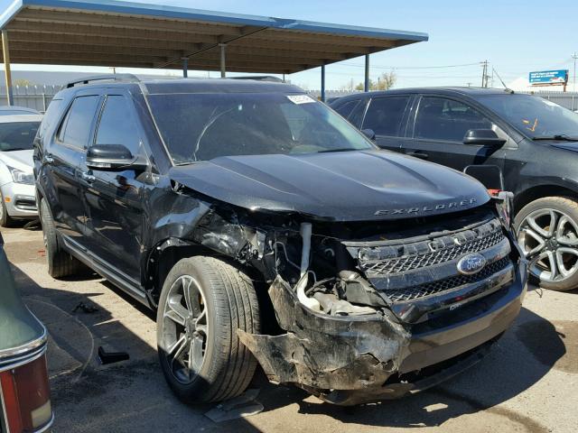 1FM5K8GT7EGB84569 - 2014 FORD EXPLORER S BLACK photo 1