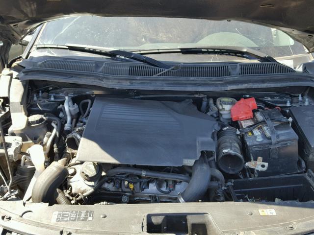 1FM5K8GT7EGB84569 - 2014 FORD EXPLORER S BLACK photo 7