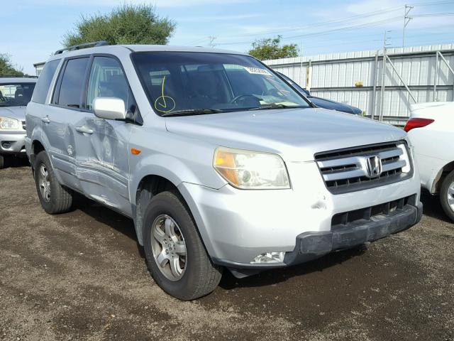 5FNYF28466B016041 - 2006 HONDA PILOT EX SILVER photo 1