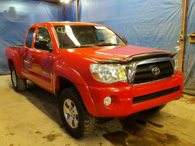 5TEUX42N15Z034744 - 2005 TOYOTA TACOMA ACC RED photo 1