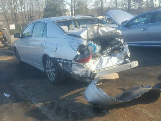 4T1BK3DB0BU405640 - 2011 TOYOTA AVALON BAS SILVER photo 3