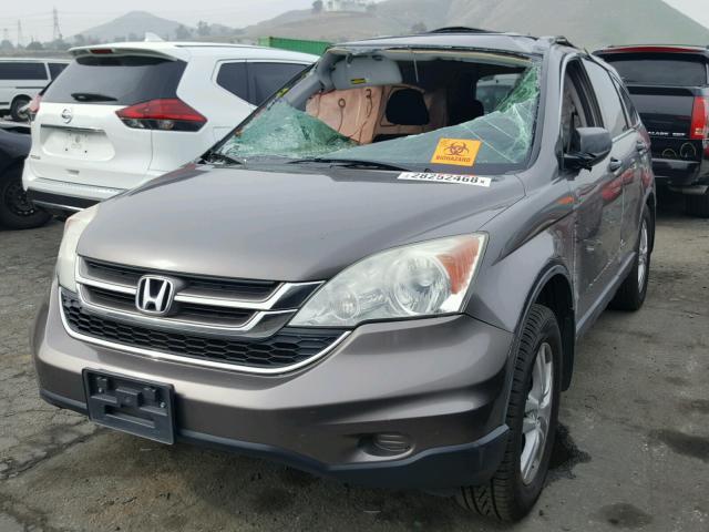 5J6RE3H53AL007562 - 2010 HONDA CR-V EX GRAY photo 2