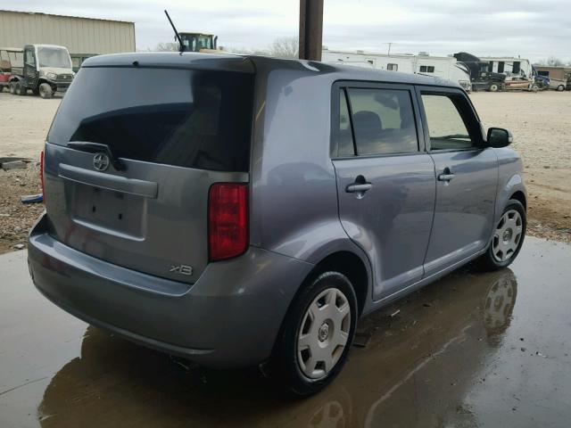 JTLKE50E891091467 - 2009 TOYOTA SCION XB ვერცხლისფერი ფოტო 4