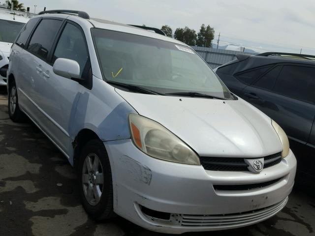 5TDZA22C54S006757 - 2004 TOYOTA SIENNA XLE WHITE photo 1