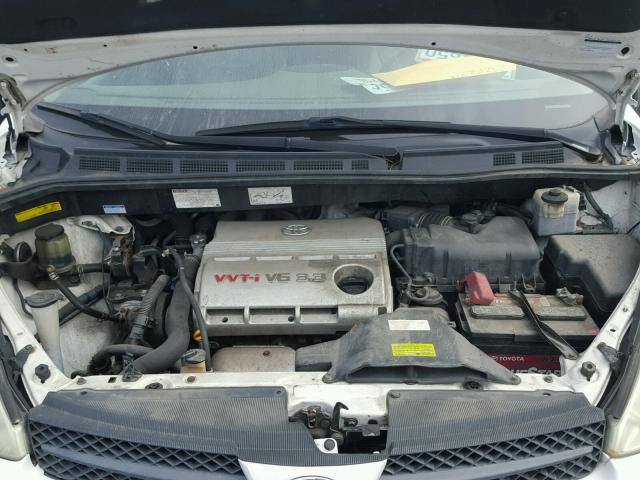 5TDZA22C54S006757 - 2004 TOYOTA SIENNA XLE WHITE photo 7