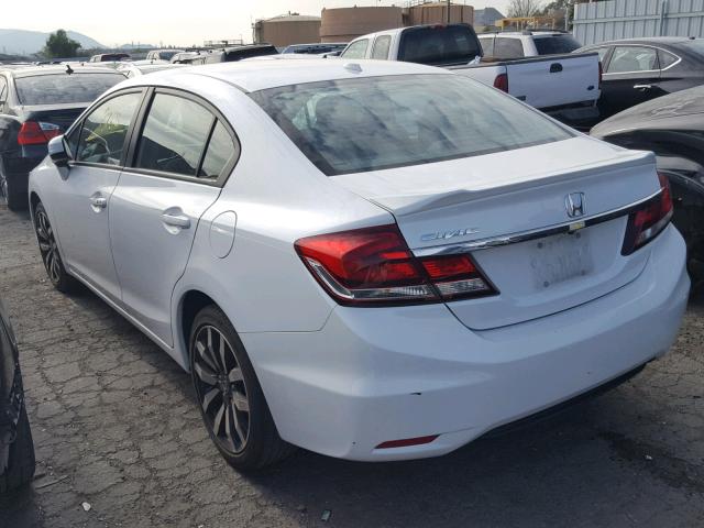 19XFB2F99EE234058 - 2014 HONDA CIVIC EXL 白色 照片 3