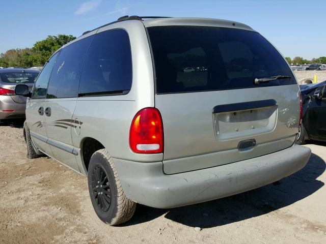 2P4GP2532YR602744 - 2000 PLYMOUTH VOYAGER GREEN photo 3