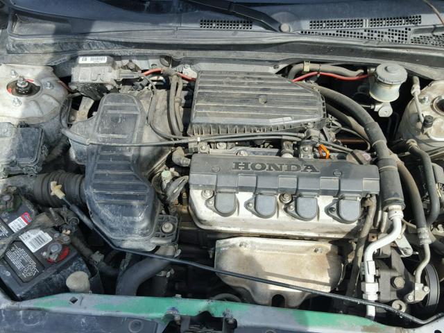 1HGEM22931L082681 - 2001 HONDA CIVIC SI SILVER photo 7