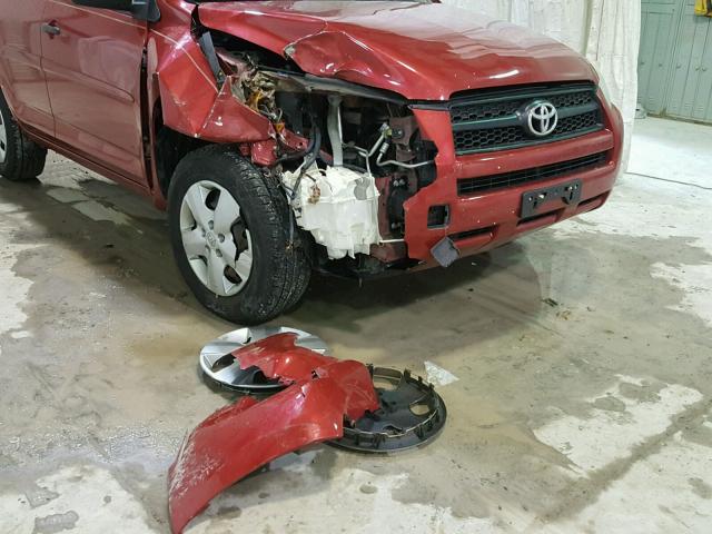 2T3BF33V49W003685 - 2009 TOYOTA RAV4 RED photo 9